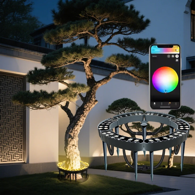 LED Floodlights, Tuya Smart LED Floodlight IP66 WiFi APP Control RGB Spotlight 30W 50W 100W Outdoor Led Flood Light For Outdoor Decoration Bright Work Light (Color : 30W, Size : A