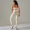 6610 cross bra + pants set   beige