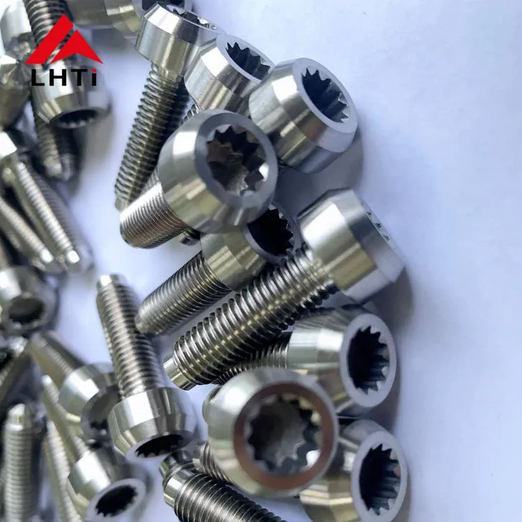 Bulloni In Titanio Forgiato RaceTi Per Cerchi BBS Divisi, Modello M7, Testa Da 24 Mm, Colore Oro