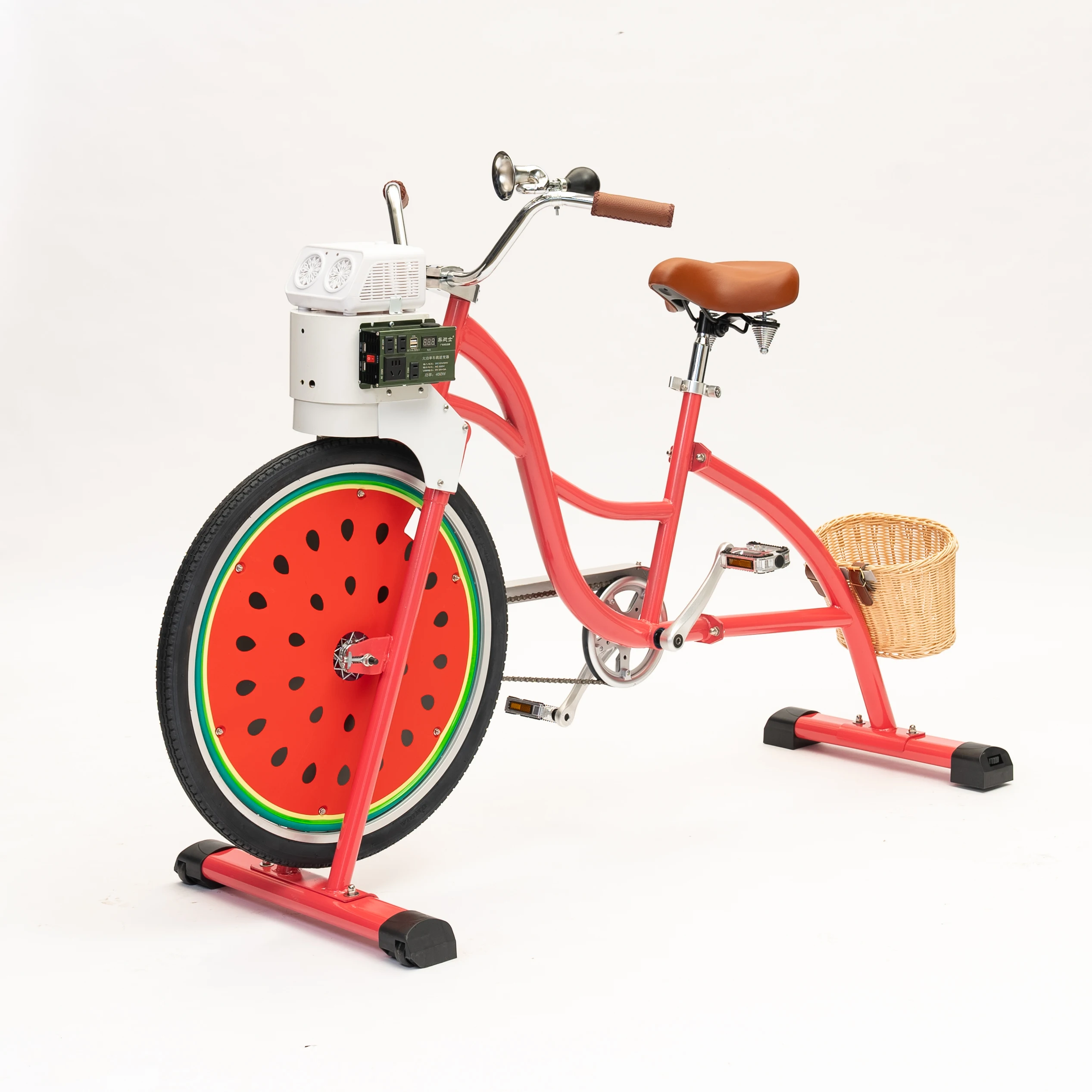 EXI Factory 1-Wheel Bubble Bike Generator Hand-Cranked Power for Amusement  Park Balancing Sports & Entertainment Smoothie Bike
