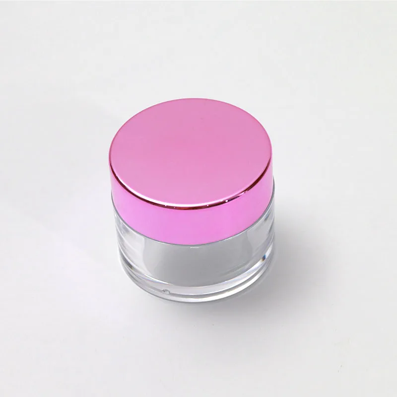 Factory Wholesale Acrylic Powder 1oz Rose Pink Empty Jar High Quality