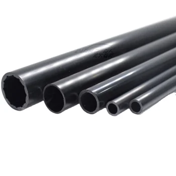 OEM design customizable black ABS round profile tubes PVC plastic pipe Extruded ABS Tube for toy