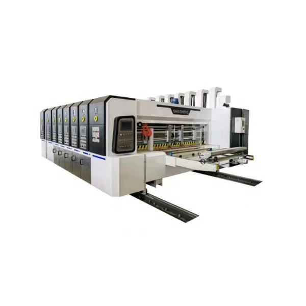 New Fully Automatic High-Speed 4-Color for Printing Machine for Corrugated Cardboard with Rotary Die Cutter