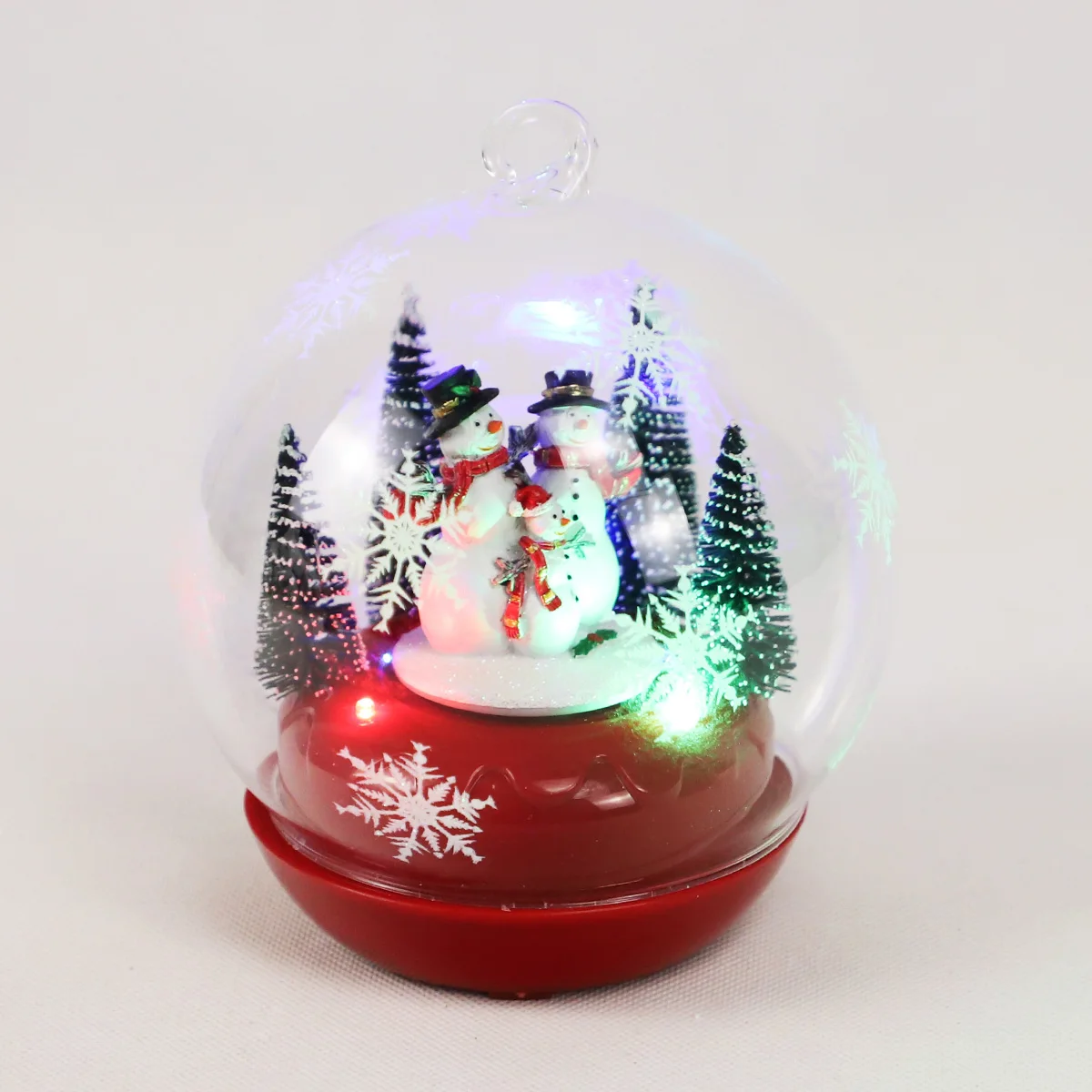 festival led decorative small glass craft christmas balls glass crafts Xmas holiday party festival decoration