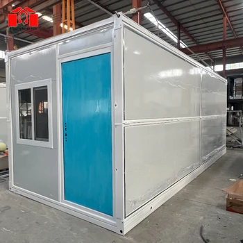 New cheap tiny houses prefab shipping collapsible foldable container house folding container hospital camp