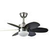 Nickel-Black wood/Natural Wood