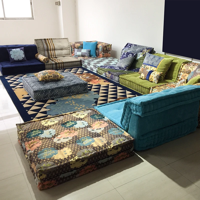 Indian floor online sofa