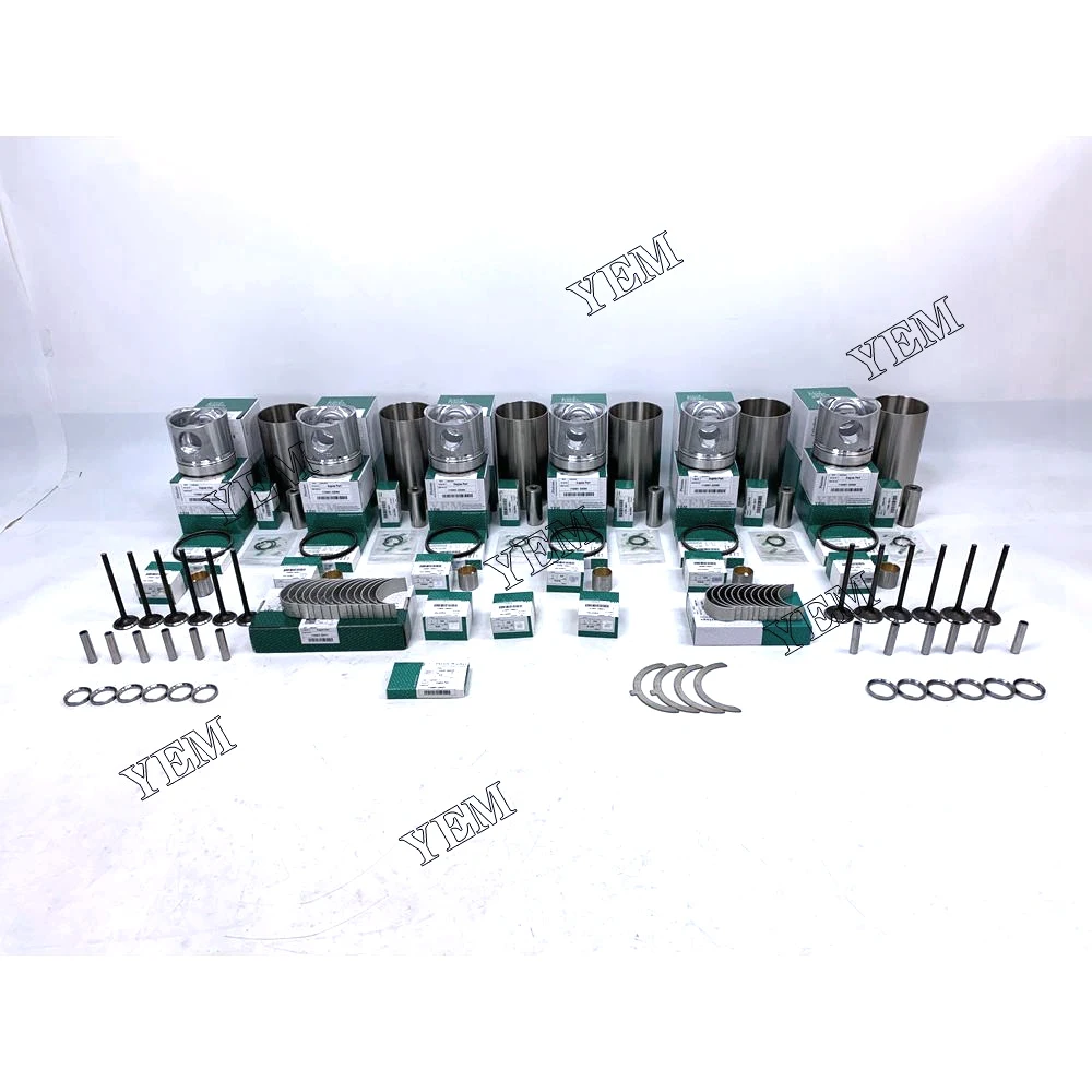 1306-9TA NGD Engine Rebuilding Kit With Piston Rings Liner Valve Bearings for Perkins Industrial Diesel Engines