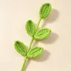 (5 Hojas) Flores y ramas de las Cuatro Estaciones - Verde Capullo