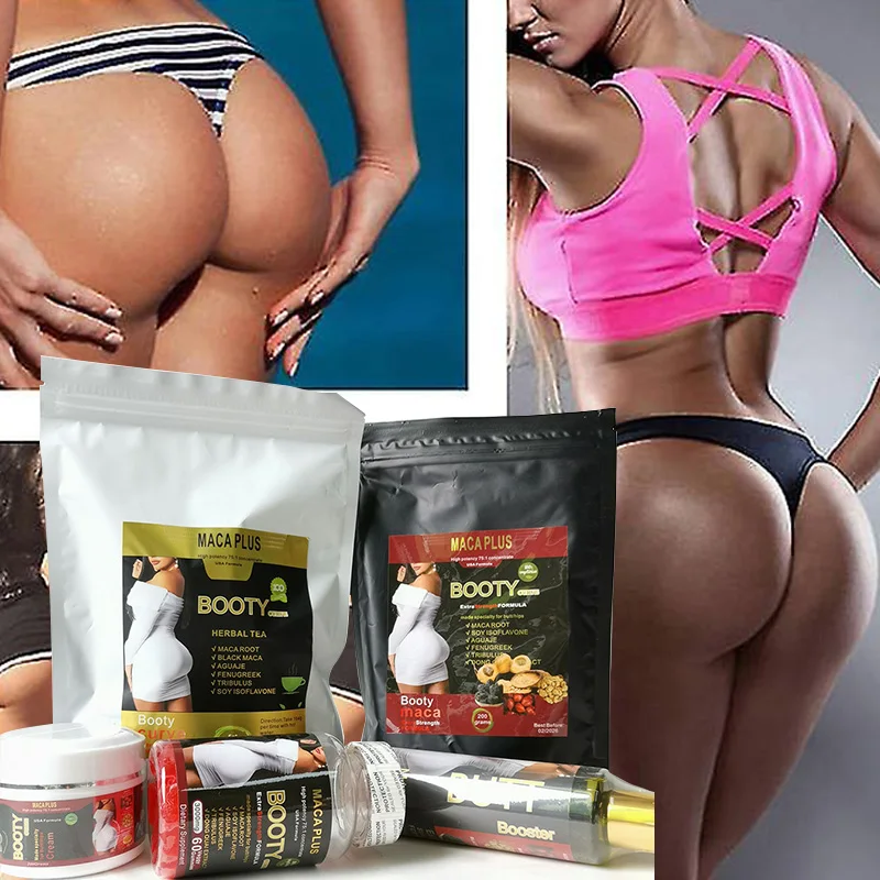 Natural Herbal Maca Booty Curve Gummies for Adult Women Big Butt Set Maca Buttock Booster Butt Enhancement Products