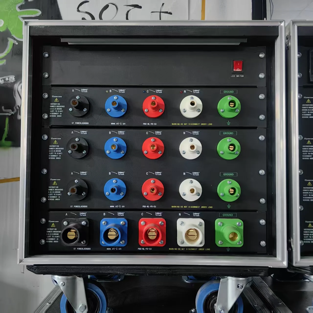 ST 3-Phase 400a Power Distribution Box Electrical Panel Rack Mount ...