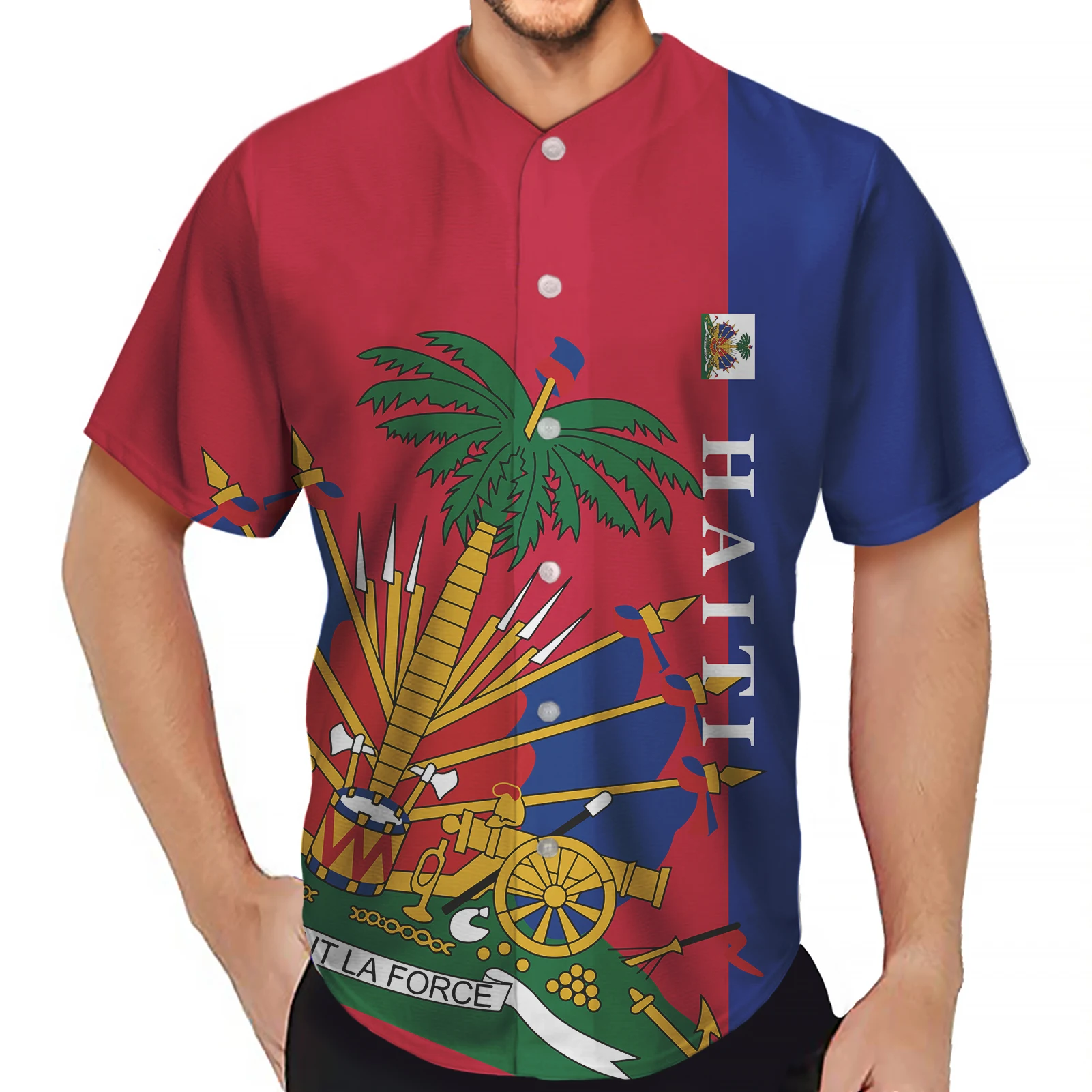 Haiti Clothing Men Shop Our Haiti Flag Haitian Pattern Blue Men