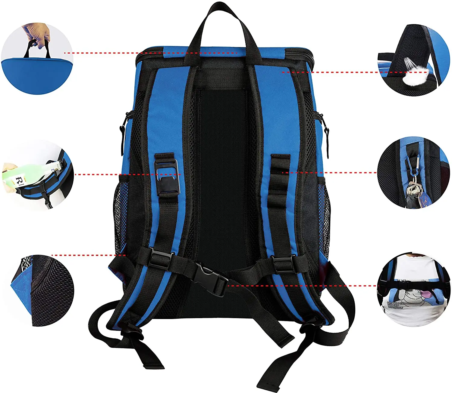 leak proof backpack cooler
