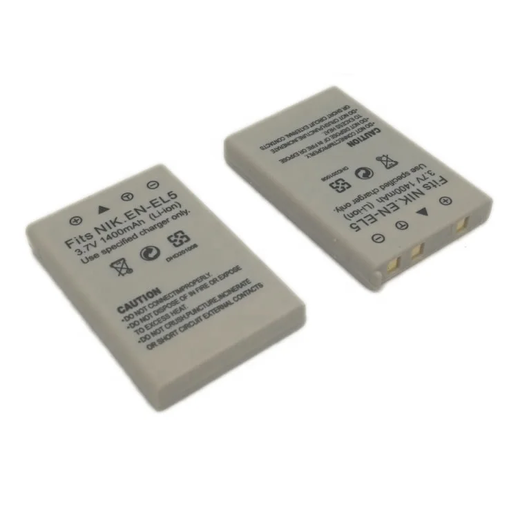 Nikon A 100 Coolpix Batteria Nikon EN-EL5 - Compatibile Con Coolpix P520, P500, P510 (1180mAh) Caricatore Auto - Foto 6