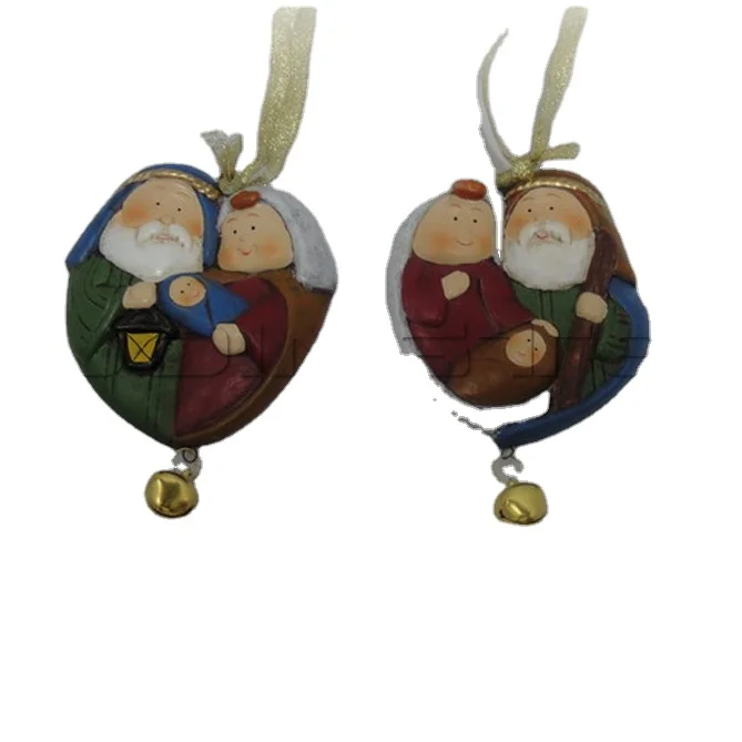 Cartoon Nativity Ornaments,Cute Jesus Family,String Bells Design Resin  Nativity Set - Buy Nativity Ornaments,Cute Jesus Family,Resin Nativity Set  Product on 