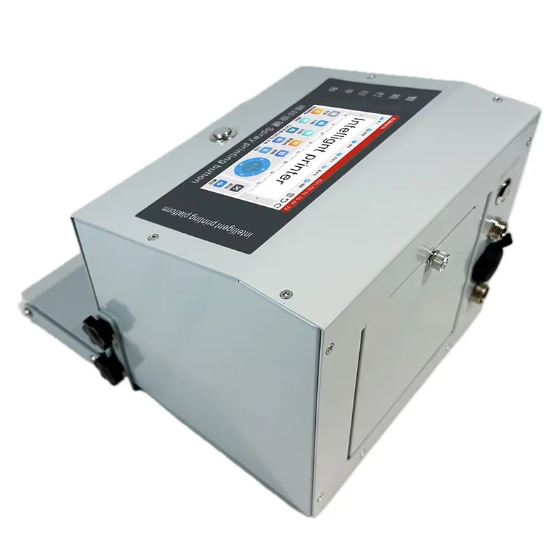 Factory Inkjet Printer Static Date Coding Machine Desktop 12.7mm Batch ...