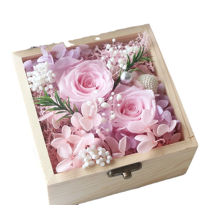 Diy客厅餐桌装饰手工制作保留鲜花花束材料 Buy 保存玫瑰 保存鲜花product On Alibaba Com