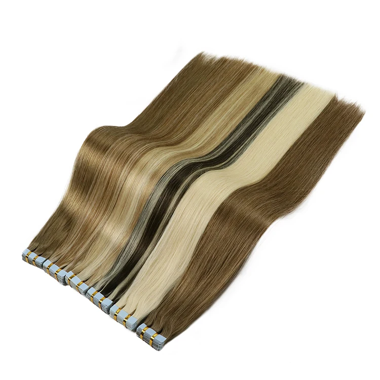 Wholesale Great Lengths Hair Extension Tape Double Drawn Bone Straight