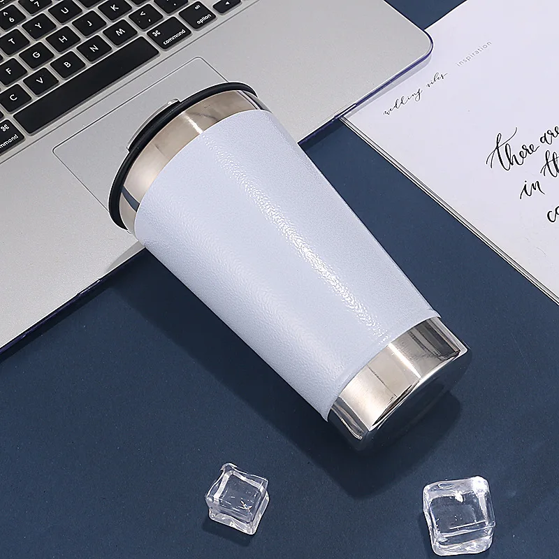 473 ml Gift Use Custom logo Thermal Stainless Steel Tumbler Cup with Beer Opener Wine Glass Insulated Cup or Mugs Milk Tea Cup