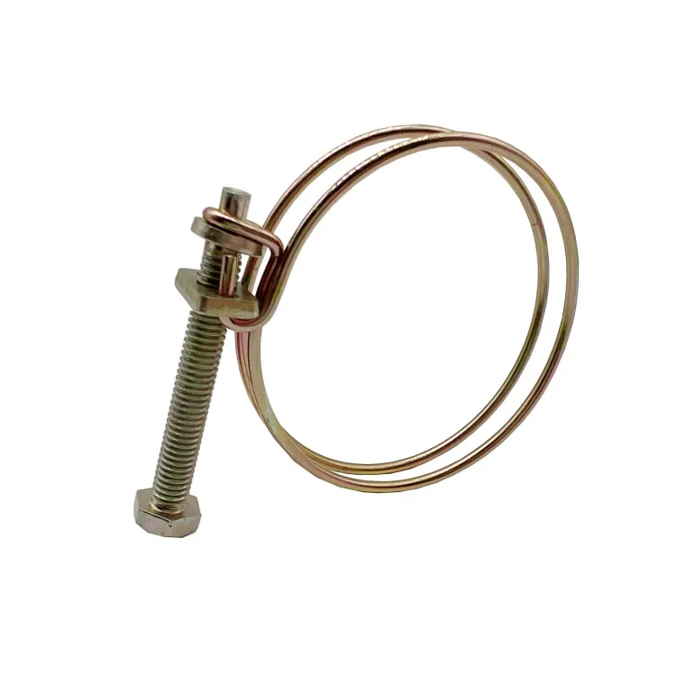 Гальванизированный Железный Регулируемый двойной трос зажимы