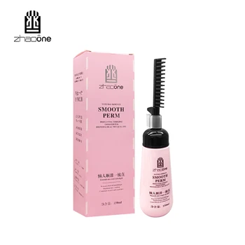 Zhaoone Wholesale Manufacturer Private Label Repair Curly Silk Gloss Hair One Comb Rebonding Keratin Straightening Natural Cream