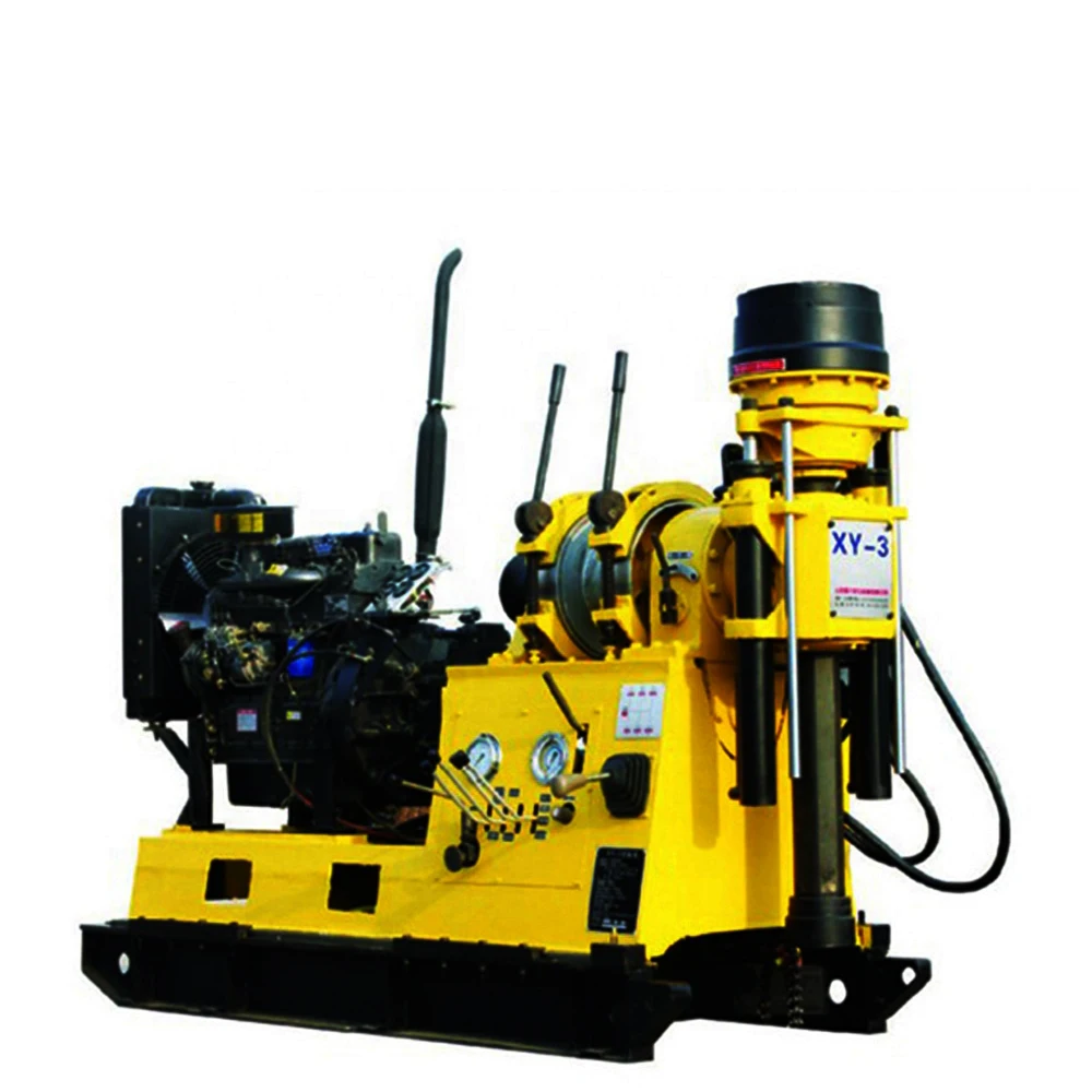 
 China Easy Mobile small XY-1 hydraulic water well  Aluminum Alloy Water Well Drilling Rig for new