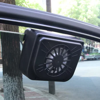 Portable Small High Speed Auto Cool Plastic Car Window Solar Powered Exhaust Fan