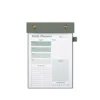 Green english planner