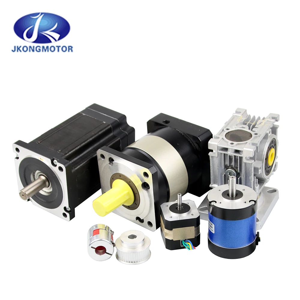 Jkongmotor 12v 24v 36v 48v 72v 310v Brushless Dc Worm Geared Motor Bldc Series Dc Motor + Encoder + Gearbox Sliding Gate Opener