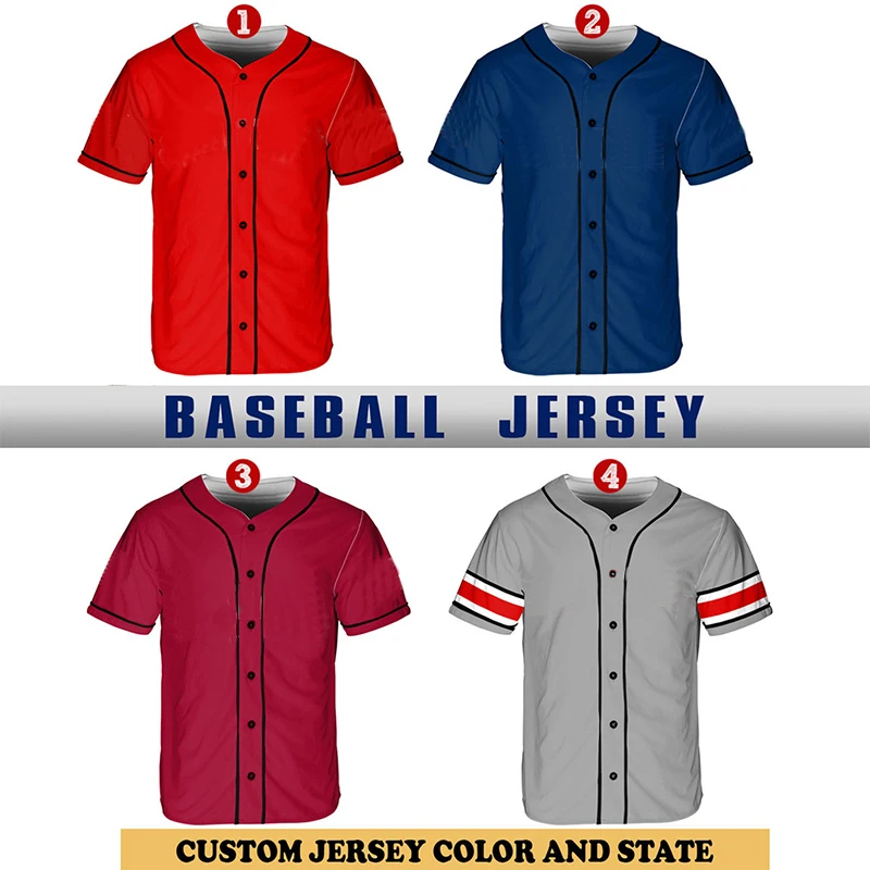 Wholesale Wholesale Plus Size Baseball Shirt Men Blank Quick Dry Baseball  Uniform Custom Stripe Line Color Breathable Baseball Jersey OEM From  m.