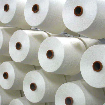Manufacturer Hot Sell 21S 32S 40S 60S 80S Raw White Cotton Yarn For Knitting Weaving