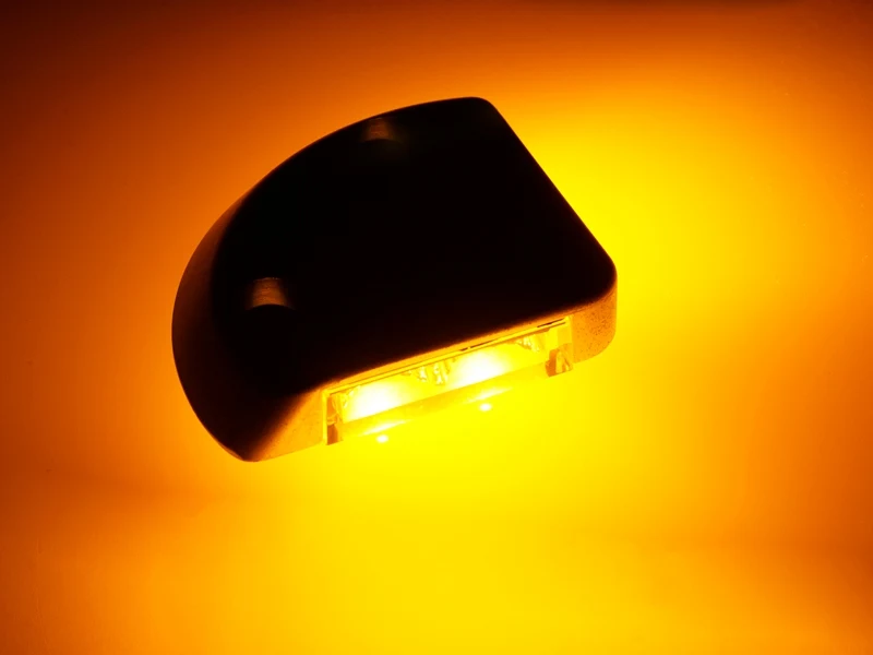 Synchronization TAIL LIFT AMBER FLASHING LED WARNING LIGHT for VAN TRUCK LORRY TRAILER