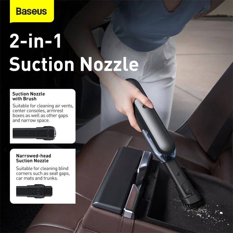 Baseus 4000pa A1 30W Wireless Handheld Auto Vacuum Cleaner