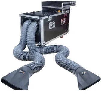Topflashstar T3000W Double Head  Water Base Low Fog Machine Work With Liquid  Low Fog Machine Water