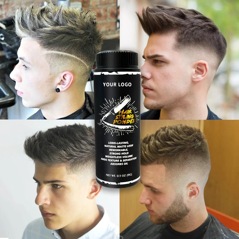 High Quality Custom Your Own Brand Fluffy Powder Hair Styling Texture Powder for Men Private Label Texture Powder