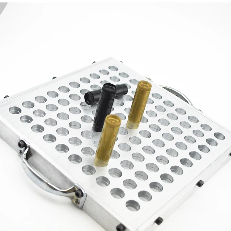 Customize Aluminum Lip Balm Lip Filling Tray Mold For Paper Lip Balm