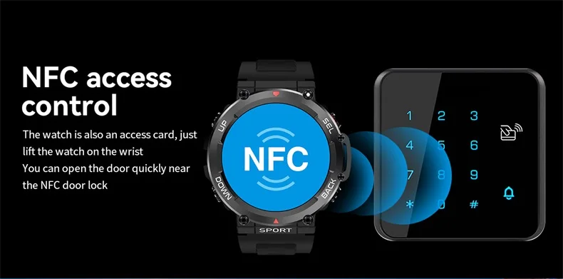 LEMFO LF33 Smart Watch Men IP67 Waterproof Call Outdoor Sports watches 400mAh NFC Smartwatch 1.39 Inch 360*360 HD Screen (15).jpg
