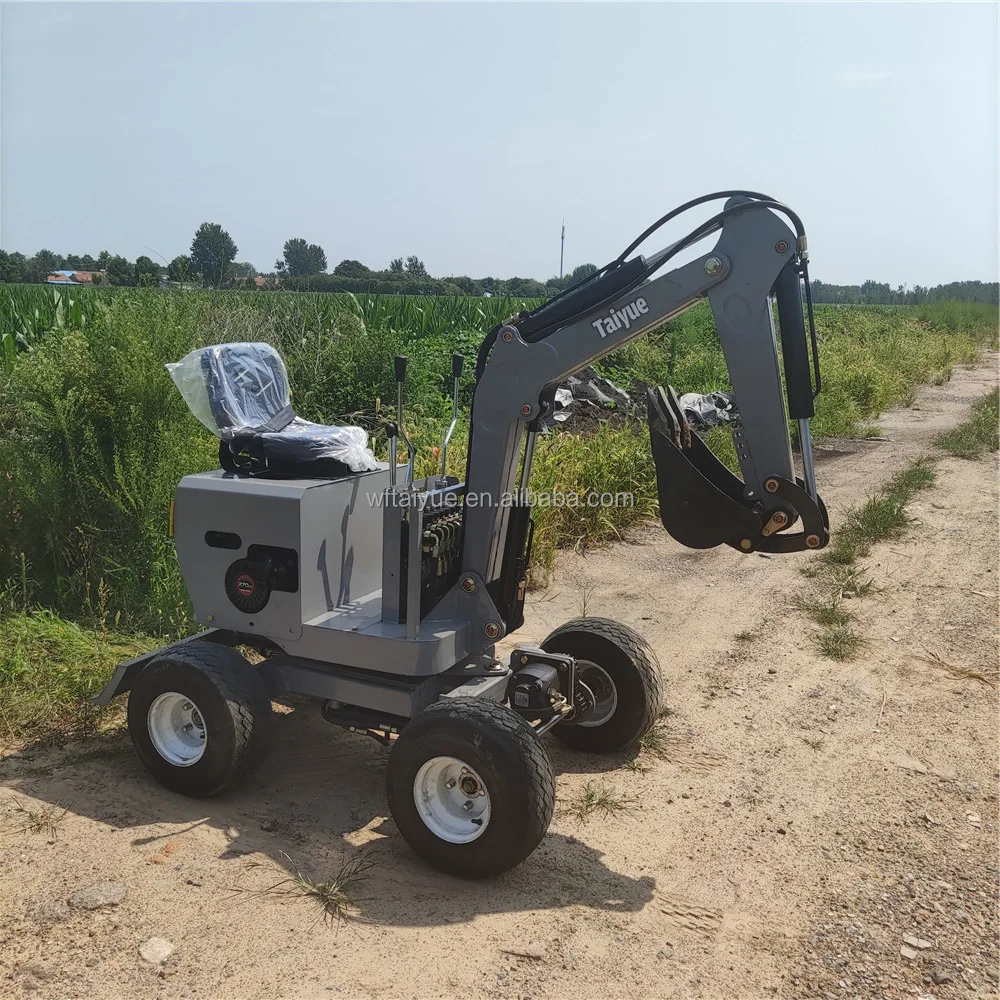 360 Degree EPA CE Approved 9hp Engine Small Towable Backhoe