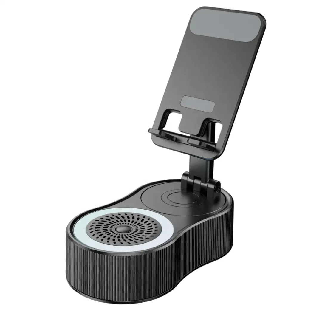 New RGB 3-In-1 Mobile Phone Holder Audio Power Bank BT Call