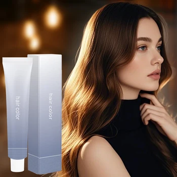 Annual Bestseller Silky and Rich Professional Hair Dye Cream Color Locking and Moisturizing  Long-lasting Trendy Color Hair Dye