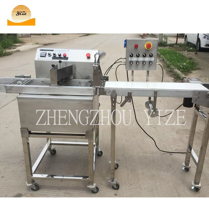 Машина для производства шоколадных батончиков с автоматическим контролем температуры машина сухофруктов сахара шоколада охлаждающим