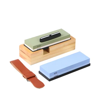 Stock Wholesale Color Multipurpose Kitchen Knife Sharpener 2 Sides Grindstone Sharpening Stone