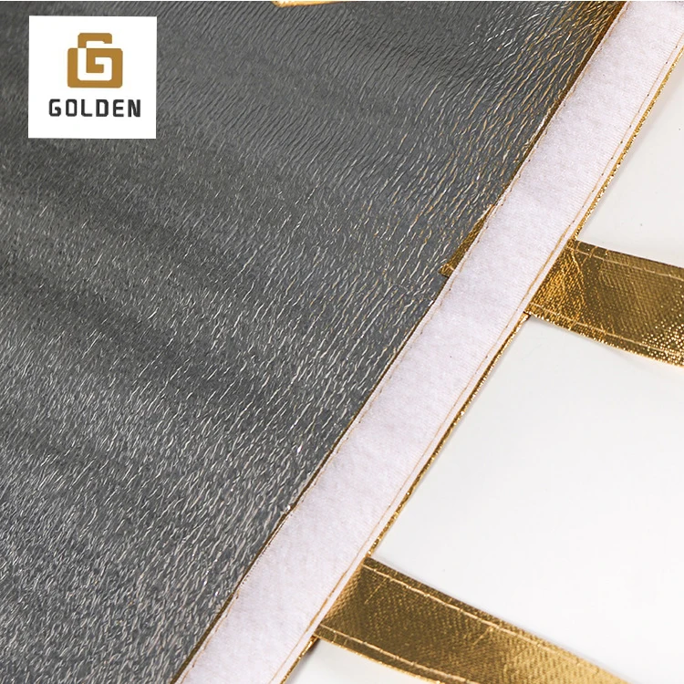 Golden Custom Imprint Portable Non Woven Large Insulated Tote Bag Thermal Lunch Cooler Bag