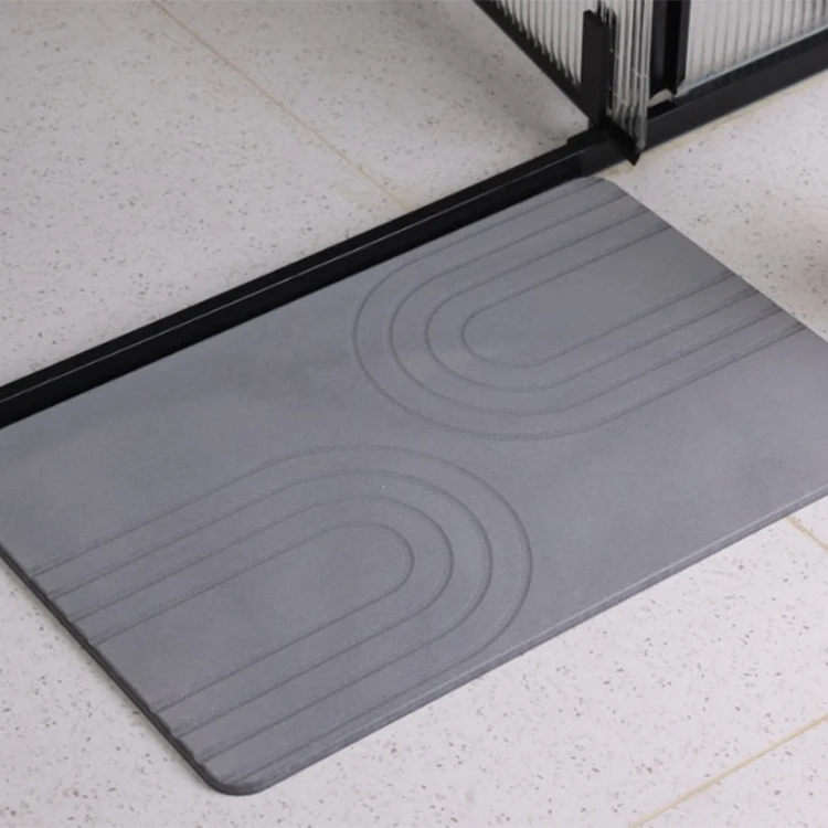 Diatomite Stone Bath Mat Stone Quick Dry Bathroom Slab Diatomaceous