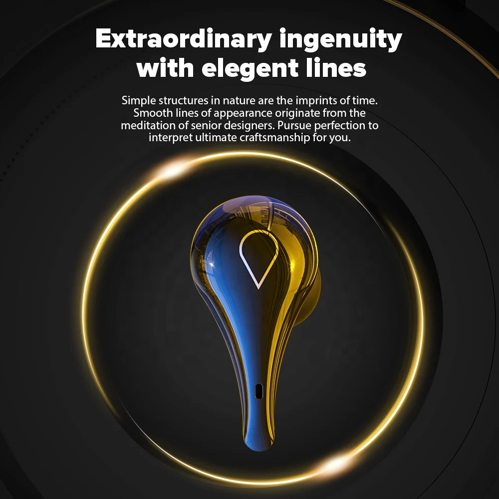 TWS-наушники с сенсорным управлением и ЖК-дисплеем