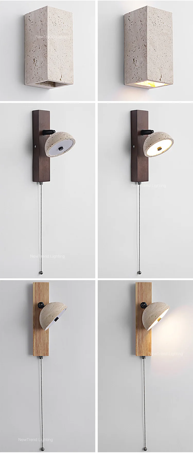 cpl 441 nordic minimalist butter cream wall light  simple round led sconce for hallway  bedside-2