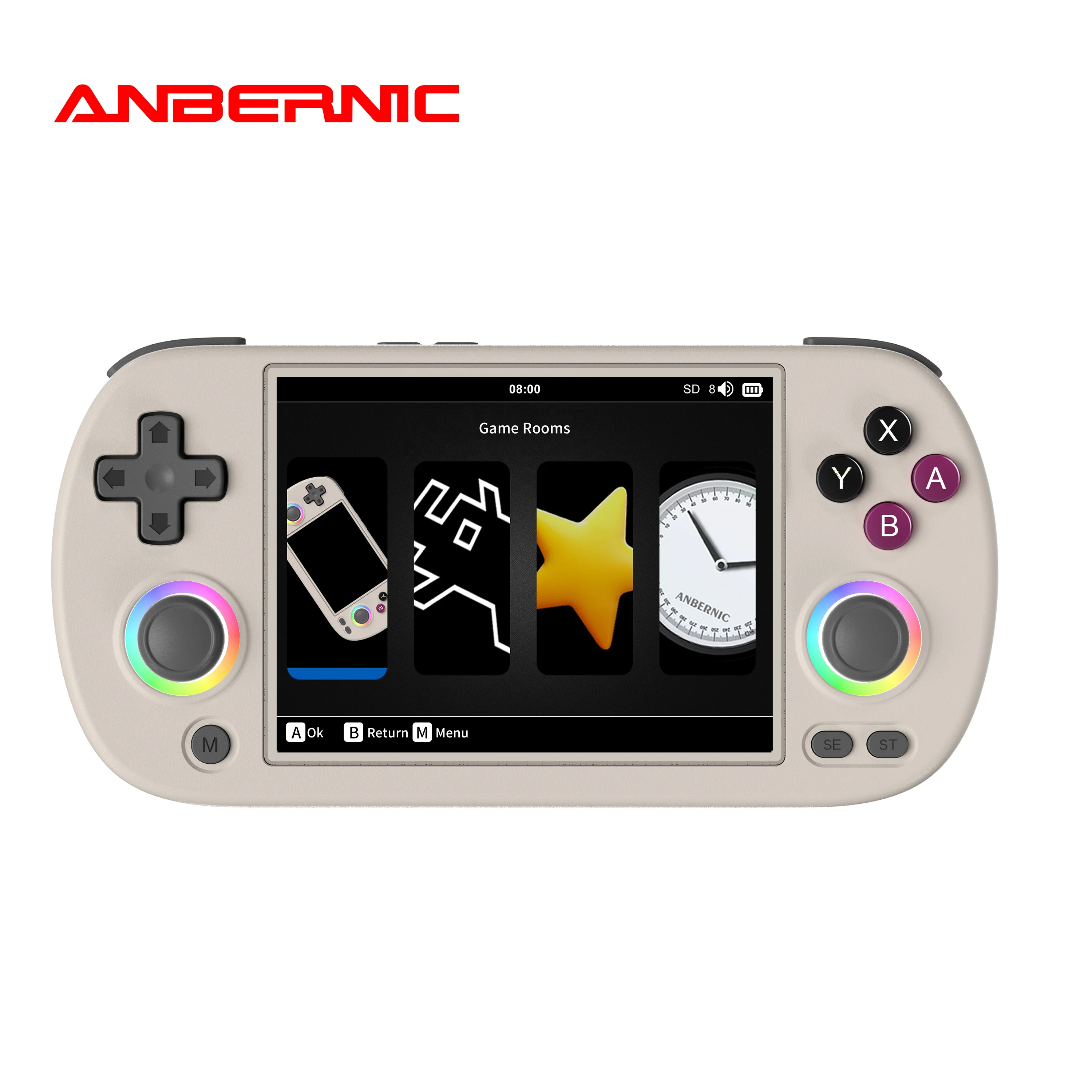 Anbernic RG40XX H 64GB アンバーニック ブラック ANBERNIC RG40XX H