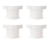 White extra large size (set of 4 in opp bag)