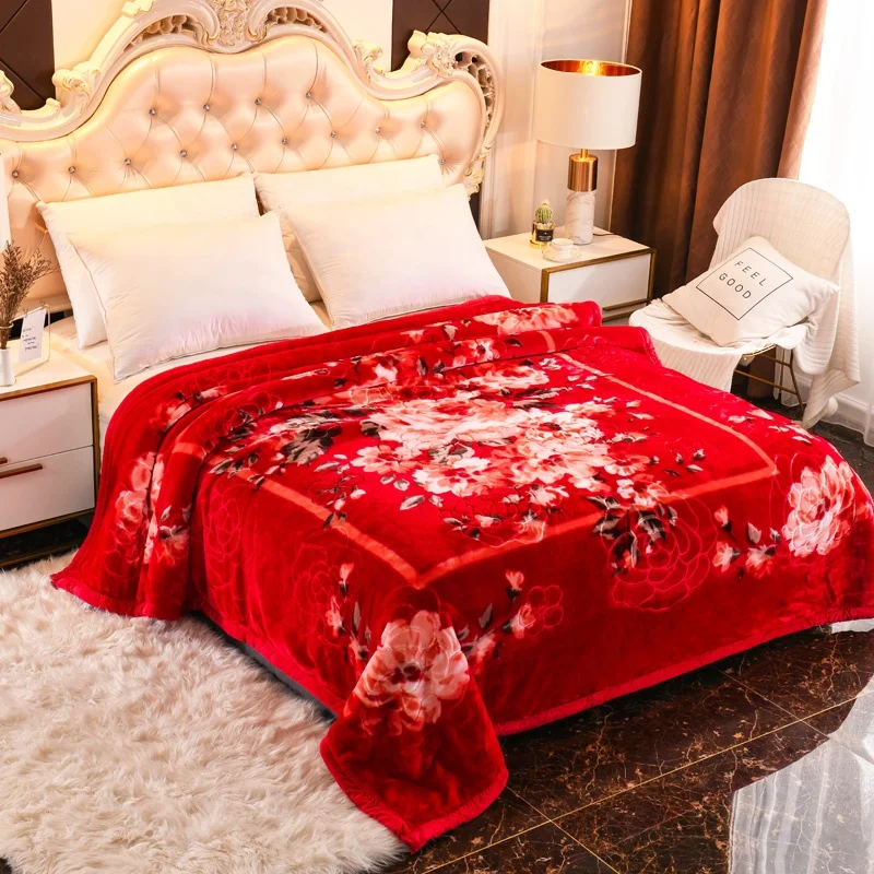 Лидер продаж на Amazon, Фланелевое Флисовое одеяло из 100% полиэстера, зимнее одеяло с цветочным принтом