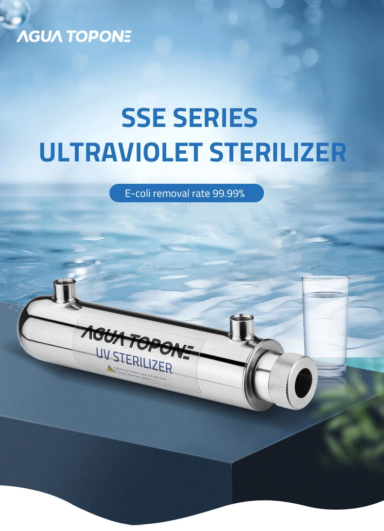 Stainless Steel 304 316l Uv Water Filter 12 Gpm Recycling Automatic ...